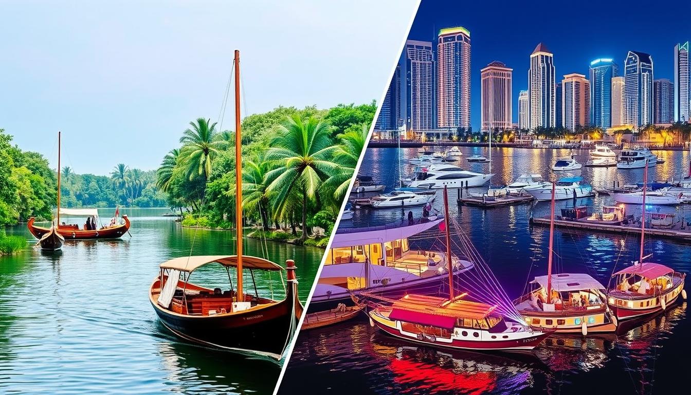 Comparing Creek and Marina Dhow Cruises