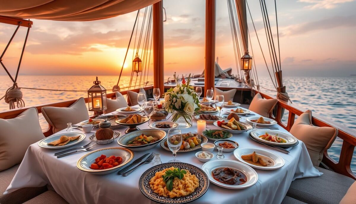 Exploring the Menu: Food Options on Dhow Cruises